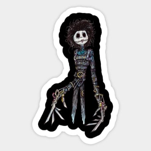 Jack Scissor Hands MASH UP!! Sticker